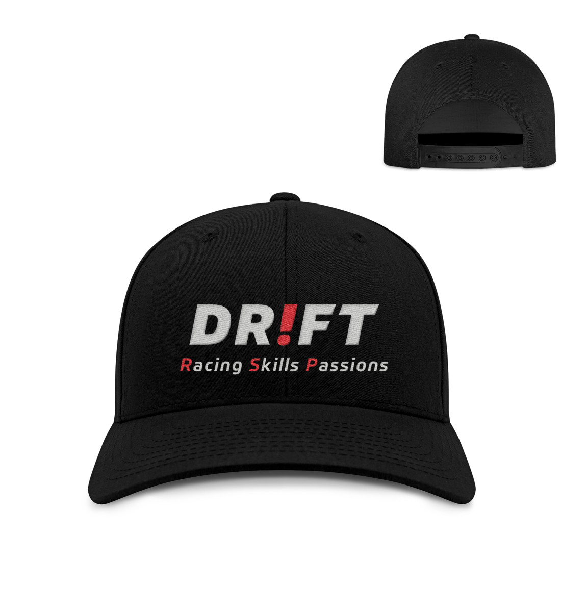 Racing,Skills, Passions - FLEXFIT Curved Classic Cap 6-Panel