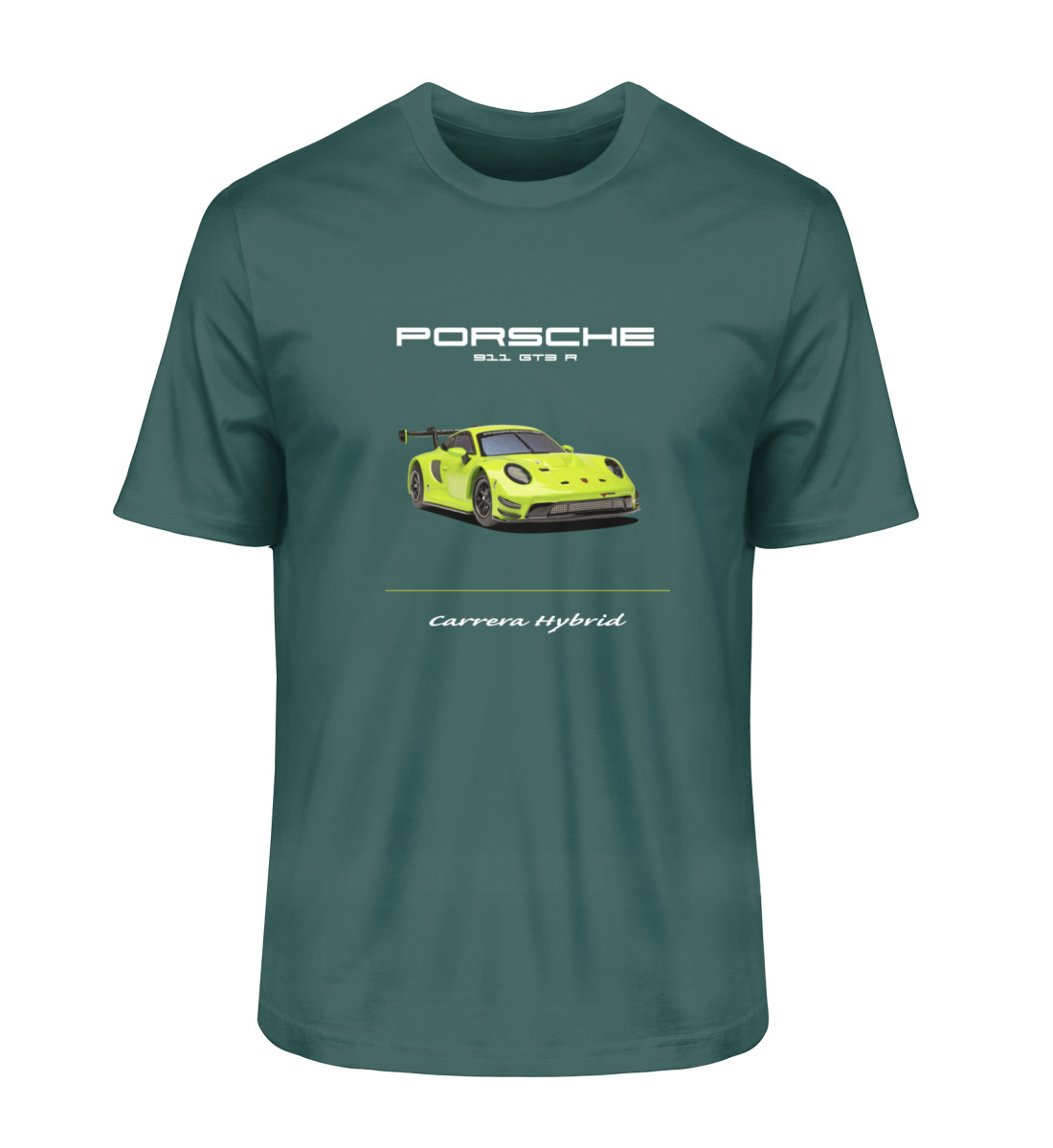 Porsche 911 GT3 R, Green - Herren Premium Organic Shirt 2.0 ST/ST-7032